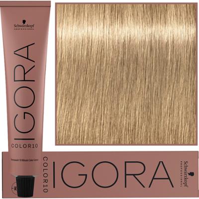Schwarzkopf Professional Igora Royal Color 10 – 10-minutowa farba do włosów, 60ml 9-0 | Ekstra Jasny Blond Naturalny