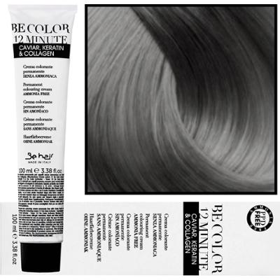 Be Hair Be Color 12 minute - farba do włosów bez amoniaku, 100ml 7,1 | Średni Blond Popielaty