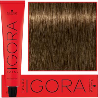 Schwarzkopf Professional Igora Royal - trwała farba do włosów o innowacyjnej formule, 60ml 6-4 | Ciemny Blond Beżowy