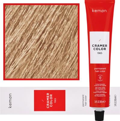 Kemon Cramer Color - kremowa farba do włosów z olejem kokosowym, 100ml 10 | Naturalny Platynowy