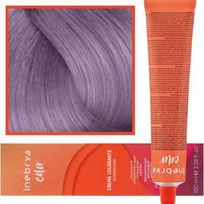 Inebrya Color - farba krem koloryzujący do włosów, 100ml 8/02 | Jasny Fioletowy Pastelowy Blond