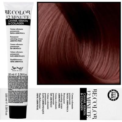 Be Hair Be Color 12 minute - farba do włosów bez amoniaku, 100ml 4,5 | Średni Kasztanowy Mahoniowy