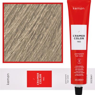 Kemon Cramer Color - kremowa farba do włosów z olejem kokosowym, 100ml 9,78 | Bardzo Jasny Fioletowy Perłowy Blond