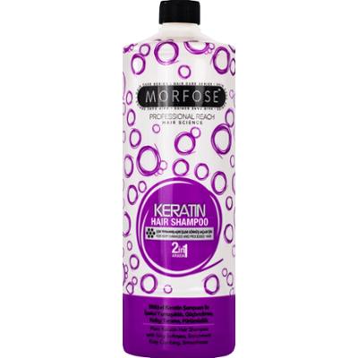 Morfose Keratin Hair Shampoo – odbudowujący keratynowy szampon do włosów zniszczonych, 1000ml