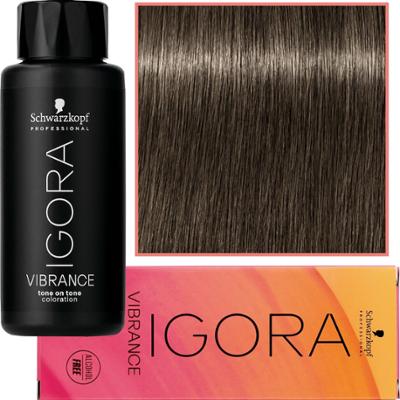 Schwarzkopf Professional Igora Vibrance – półtrwała farba do włosów bez amoniaku, 60ml 7-1 | Średni Blond Cendre