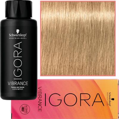 Schwarzkopf Professional Igora Vibrance – półtrwała farba do włosów bez amoniaku, 60ml 9-0 | Ekstra Jasny Blond Naturalny