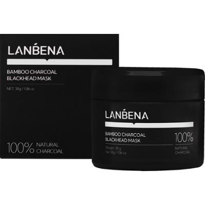 Lanbena Bamboo Charcoal Blackhed Mask - maska na wągry i zaskórniki, 30g