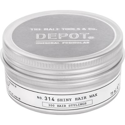 Depot No. 314 Shiny Hair Wax - półpłynny wosk nabłyszczający o średnim utrwaleniu, 75ml