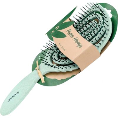 Poniks Blackomb Pure Hemp Eco DS320 - ekologiczna szczotka do rozczesywania włosów, zielona