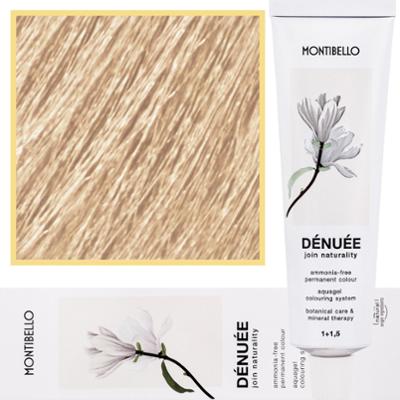 Montibello Denuee - naturalna wegańska farba do włosów bez amoniaku, 60ml 10,32 | Perłowy Złoty Platynowy Blond