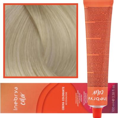 Inebrya Color - farba krem koloryzujący do włosów, 100ml 12/00 | Bardzo Jasny Platynowy Extra Blond