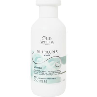 Wella Nutricurls Waves Shampoo - szampon do włosów falowanych z olejkiem jojoba, 250ml