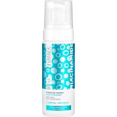 Vianek Hero - delikatna pianka do mycia twarzy z niacynamidem, 150ml
