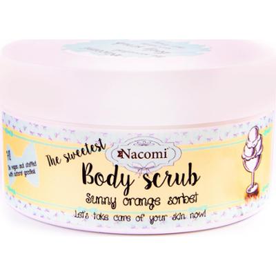 Nacomi Sunny Orange Sorbet - ujędrniający peeling cukrowy do ciała, 125g