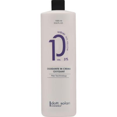 Dott.Solari Oxydant – oksydant do koloryzacji i rozjaśniania włosów, 1000 ml 3% | VOL 10 Anti-Yellow
