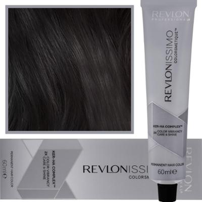 Revlon Revlonissimo Colorsmetique - kremowa farba do włosów, 60ml 1 | Czarny