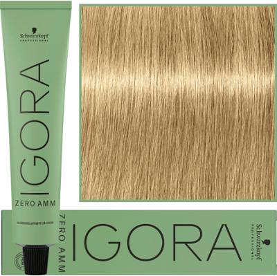 Schwarzkopf Professional Igora Zero Amm - profesjonalna farba do włosów bez amoniaku, 60ml 9-00  |  Ekstra Jasny Blond Naturalny Ekstra