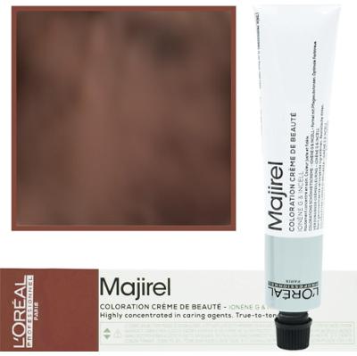 Loreal Majirel - profesjonalna farba do włosów, paleta kolorów, 50ml 5.35 Jasny Brąz Złocisto-Mahoniowy