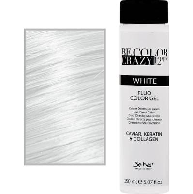 Be Hair Be Color Crazy – toner do włosów w żelu z keratyną, bez amoniaku, 150ml White | Biały