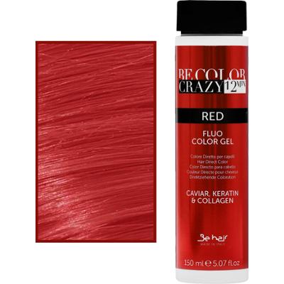 Be Hair Be Color Crazy – toner do włosów w żelu z keratyną, bez amoniaku, 150ml Red | Czerwony