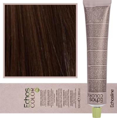 Echosline Echos Color Colouring Cream - wegańska farba do włosów, 100ml 44,0 | Extra Intensywny/Średni Kasztan