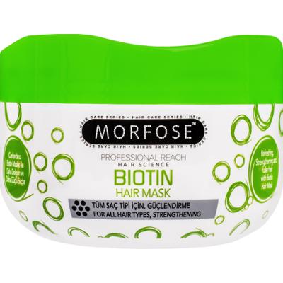 Morfose Biotin Hair Mask - wzmacniająca maska z biotyną do włosów zniszczonych, 500ml