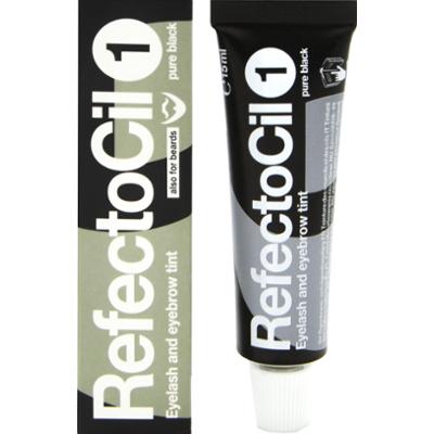 Refectocil henna do brwi i rzęs w żelu 15ml długotrwały efekt podkreślający oprawę oczu 1 Czerń