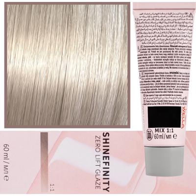 Wella Shinefinity Zero Lift Glaze - profesjonalna farba do włosów, 60ml 09/02 | Bardzo Jasny Naturalny Matowy Blond