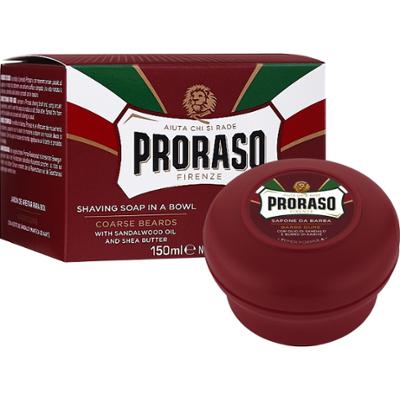 Proraso Coarse Shaving Soap Jar - mydło do golenia drzewo sandałowe i masło shea, 150ml