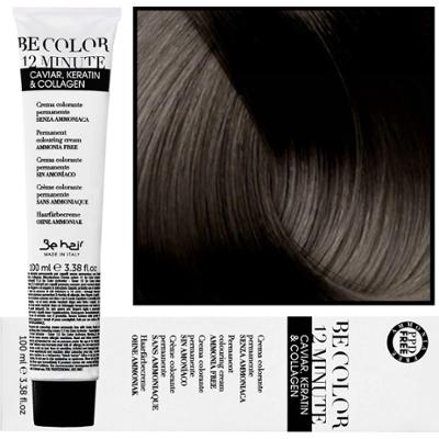 Be Hair Be Color 12 minute - farba do włosów bez amoniaku, 100ml 3,0 | Ciemny Kasztanowy