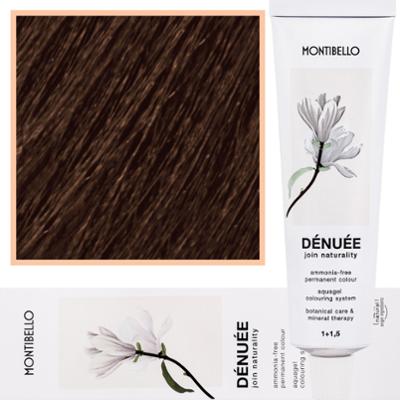 Montibello Denuee - naturalna wegańska farba do włosów bez amoniaku, 60ml 6,66 | Lekko Intensywny Ciemny Blond