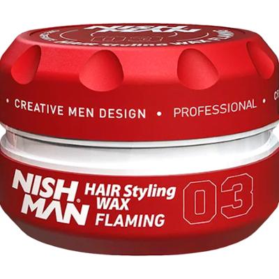 Nishman Hair Wax Flaming 03 - wodna pomada do włosów, 150ml