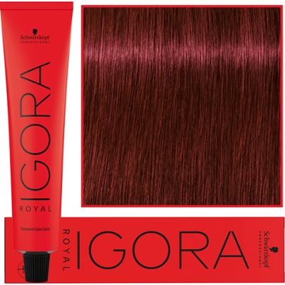 Schwarzkopf Professional Igora Royal - trwała farba do włosów o innowacyjnej formule, 60ml 5-88 | Jasny Brąz Czerwony Ekstra