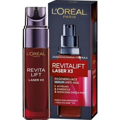 Loreal Revitalift Laser x3 - przeciwstarzeniowe serum do twarzy z retinolem, 30ml