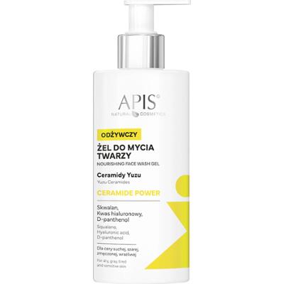 Apis Ceramide Power - odżywczy żel do mycia twarzy z kwasem hialuronowym, 300ml