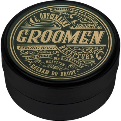 Groomen EARTH Strong Hold - mocno utrwaląjący balsam do brody, 50g