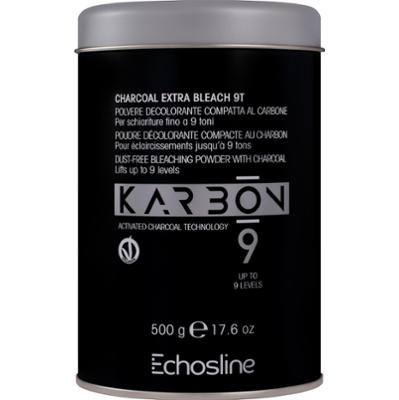Echosline Karbon 9 - wegański rozjaśniacz w proszku na bazie węgla aktywnego, 500g