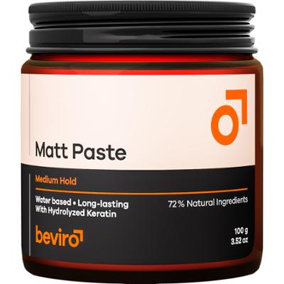 Beviro Matt Paste Strong Hold - pasta matująca o silnym utrwaleniu, 100g