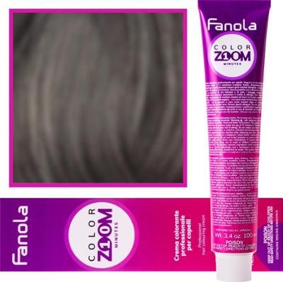 Fanola Color Zoom - krem do farbowania włosów cała paleta, 100 ml 9.11 Bardzo Jasny Intensywnie Popielaty Blond