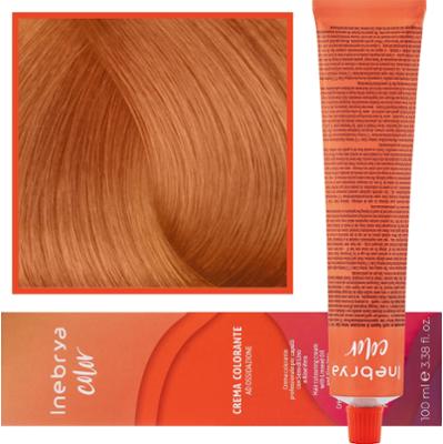Inebrya Color - farba krem koloryzujący do włosów, 100ml 9/42 | Bardzo Jasny Bursztynowy Blond