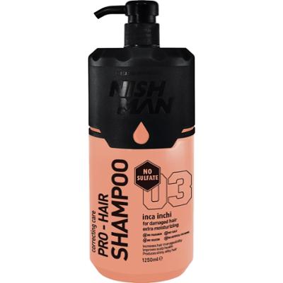 Nishman Correcting Care Inca Inchi 03 - szampon do włosów suchych, 1250ml