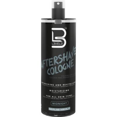L3VEL3 Aftershave Cologne Midnight - woda kolońska po goleniu, nawilżająca, 400ml