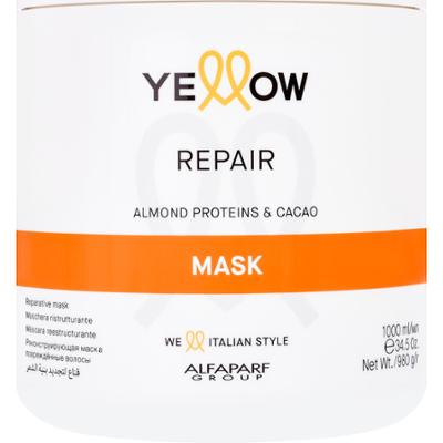Alfaparf YELLOW Repair - maska odżywiająca i regenerująca do włosów zniszczonych, 1000ml