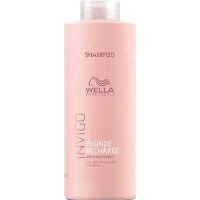 Wella INVIGO Blonde Recharge szampon do zimnego blondu 1000ml
