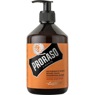 Proraso Wood & Spice Beard Wash - szampon do mycia brody o zapachu drewna i przypraw, 500ml