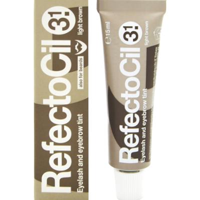 Refectocil henna do brwi i rzęs w żelu 15ml długotrwały efekt podkreślający oprawę oczu 3.1 Jasny Brąz