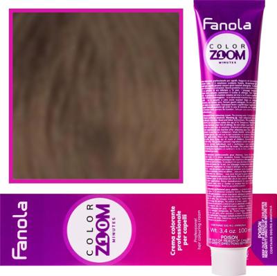 Fanola Color Zoom - krem do farbowania włosów cała paleta, 100 ml 6.0 Ciemny blond