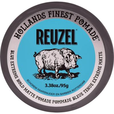 Reuzel Blue Extreme Hold Matte Pomade – matowa pomada do mocnej stylizacji, 95 g