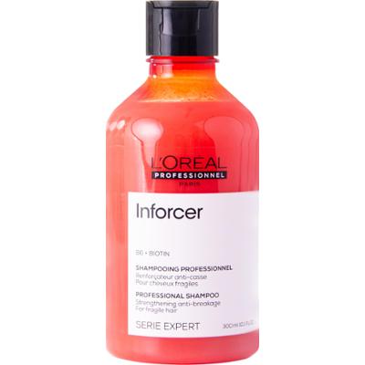 Loreal Inforcer, szampon nawilżający z biotyną, mocno regeneruje łamliwe włosy 300ml