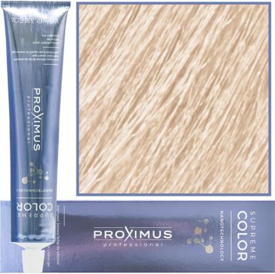 Proximus Supreme Color Nanotechnology – profesjonalna farba do włosów z kwasem hialuronowym, 100ml 12R | Super Rozjaśniający Wzmacniacz